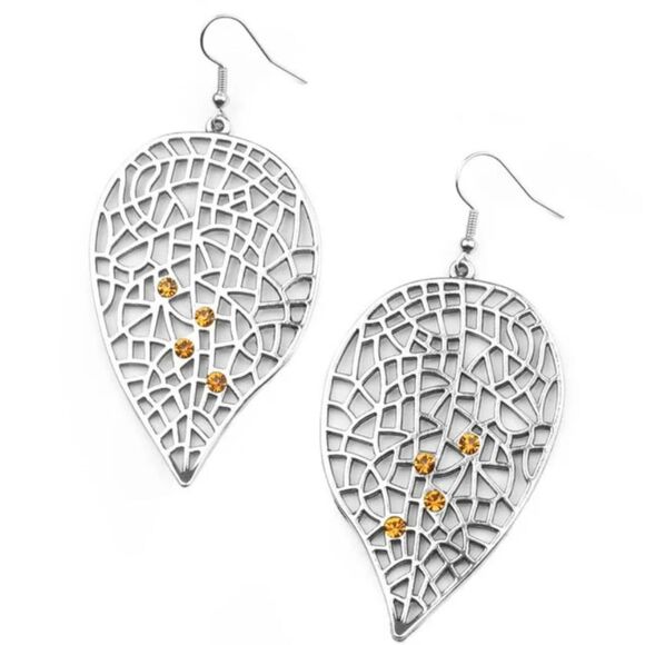 Seasonal Showcase Yellow Earrings (29) - Picture 2 of 3